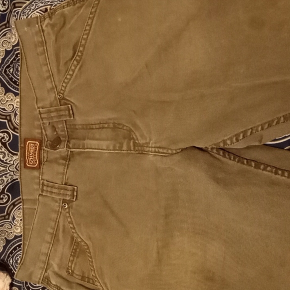 Schmidt work pants, 30×32, great shape, few stains, green in color - Picture 3 of 3